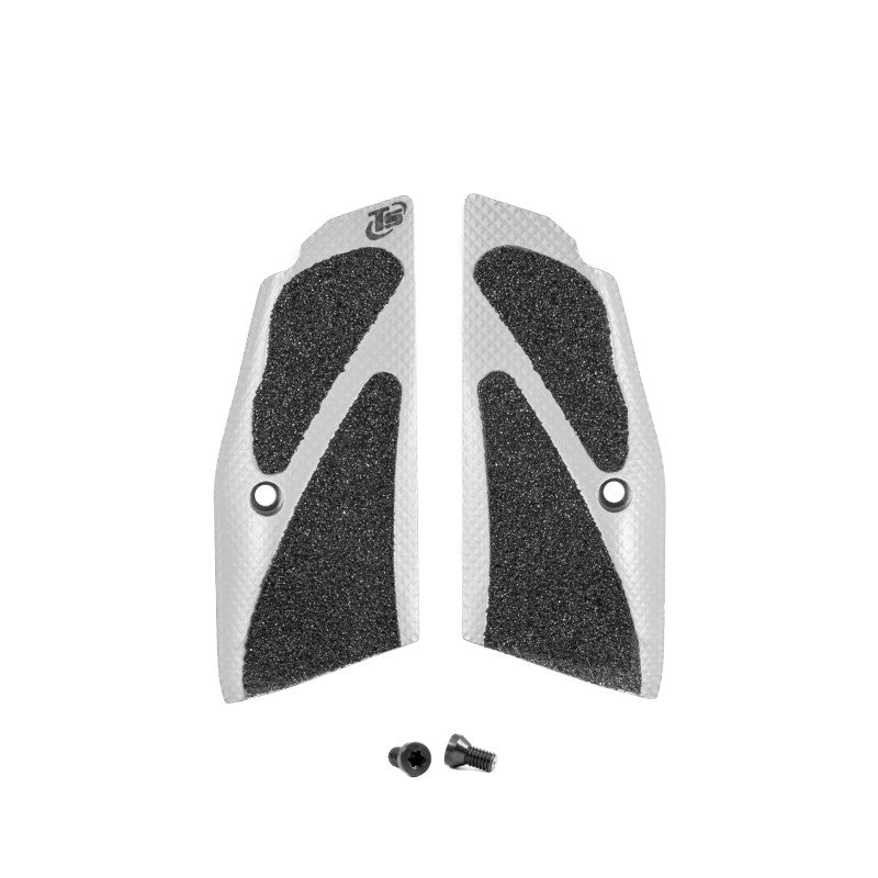Toni System Guancette X3D corte per CZ Shadow e Tactical Sport – Argento