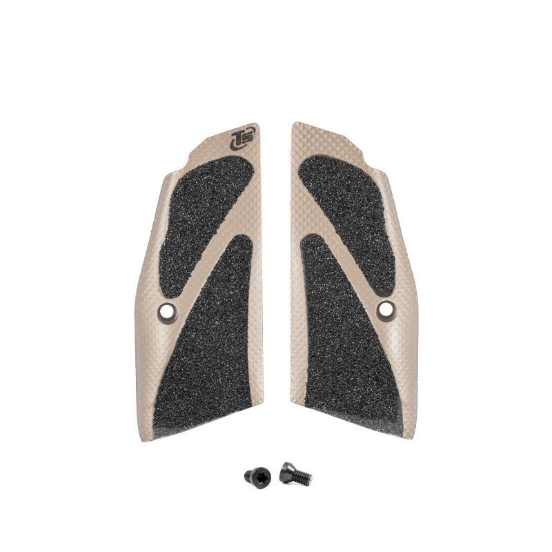 Toni System Guancette X3D corte per CZ Shadow e Tactical Sport – Sabbia