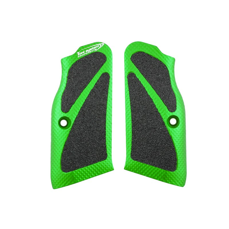 Toni System Guancette X3D lunghe, fusto large, per Tanfoglio – Verde