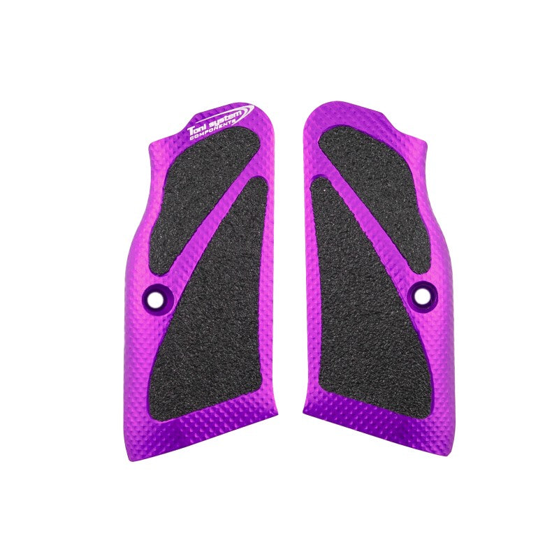 Toni System Guancette X3D lunghe, fusto large, per Tanfoglio – Viola