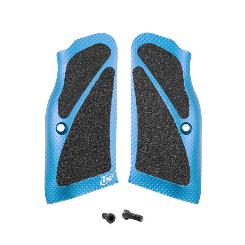 Toni System Guancette X3D lunghe, fusto small, per Tanfoglio – Blu