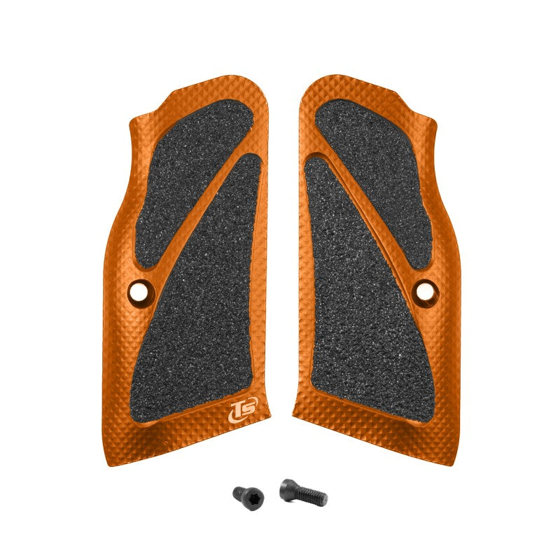 Toni System Guancette X3D lunghe, fusto small, per Tanfoglio – Arancione