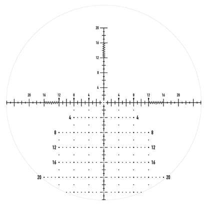 ELEMENT OPTICS HELIX  Riflescope 30mm Tube 6-24X50 FFP 1/4 MOA APR-2D Reticle - EU