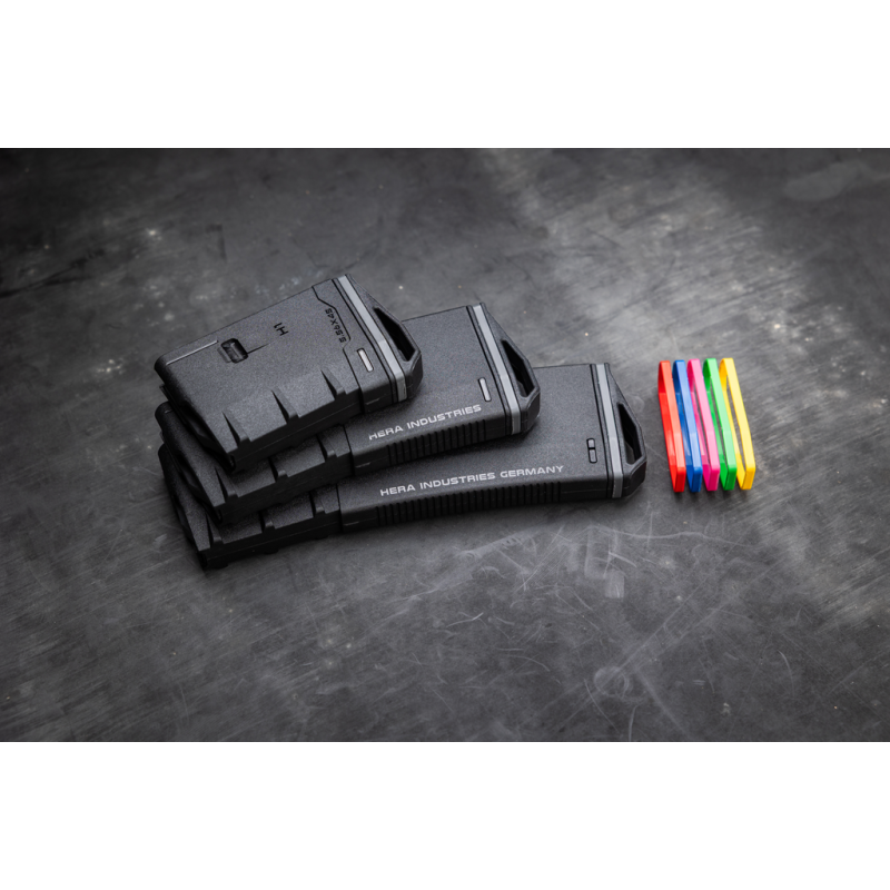 Caricatori Hera Arms H1 con anelli colorati