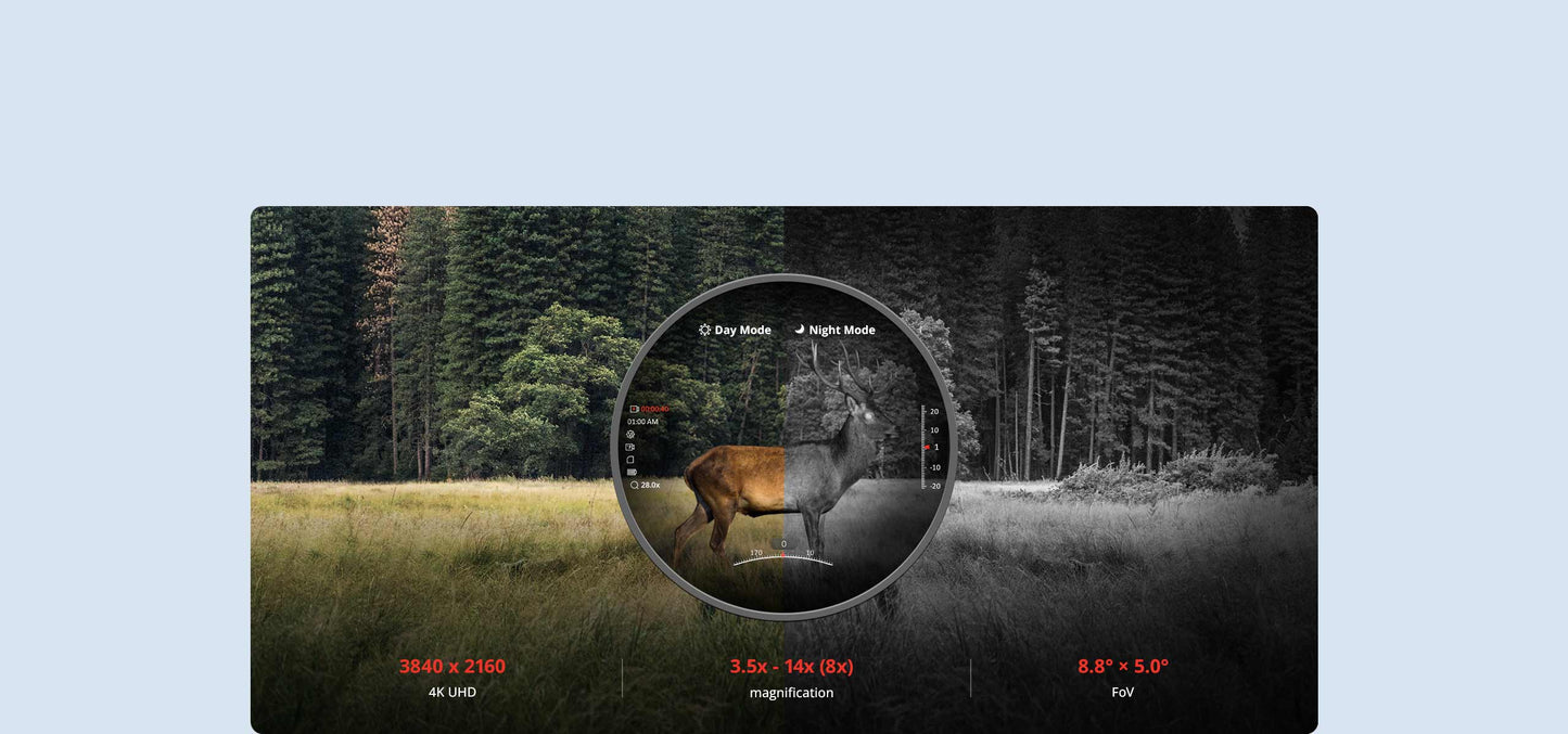 HIKMICRO Alpex LRF 4K A50EL - sensore 4K