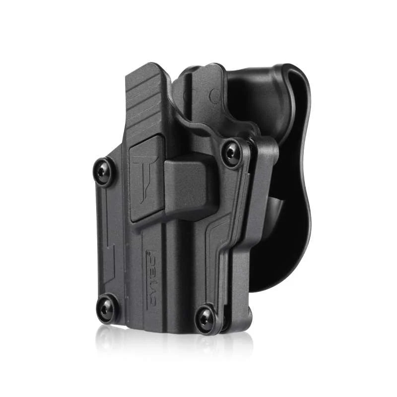 Cytac Mega-Fit Gen2 fondina universale per mancini nera con paddle