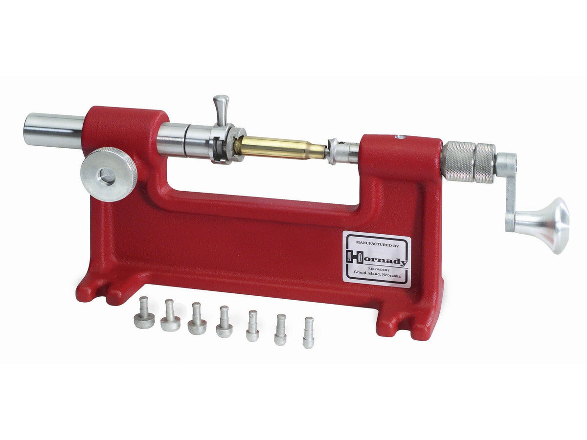 Hornady Cam-Lock Case Trimmer Kit, rifilatore manuale per bossoli con piloti