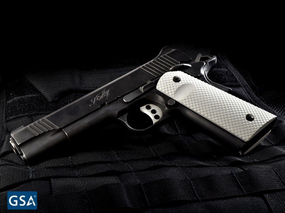 Strike Industries guancette 1911 BMC PX-09 Golf Ball Dimple Pattern grigie, dettaglio 6