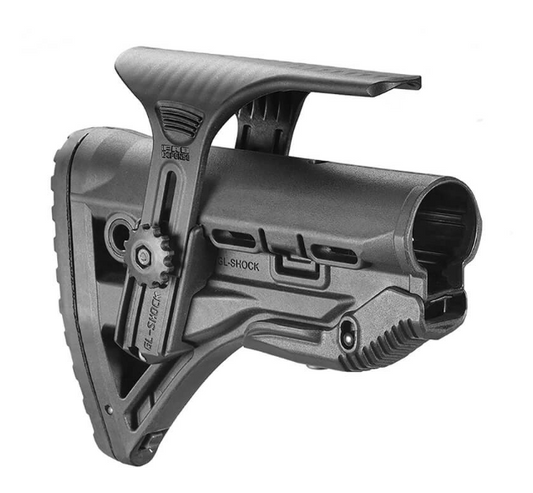F.A.B. GL-SHOCK CP M4/AR15 Shock-Absorbing Buttstock W/ Cheek Rest