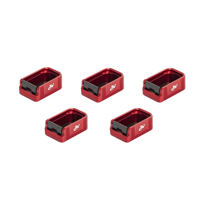 Toni System Kit 5 pad caricatore Easy On +2 colpi a sgancio rapido – Rosso