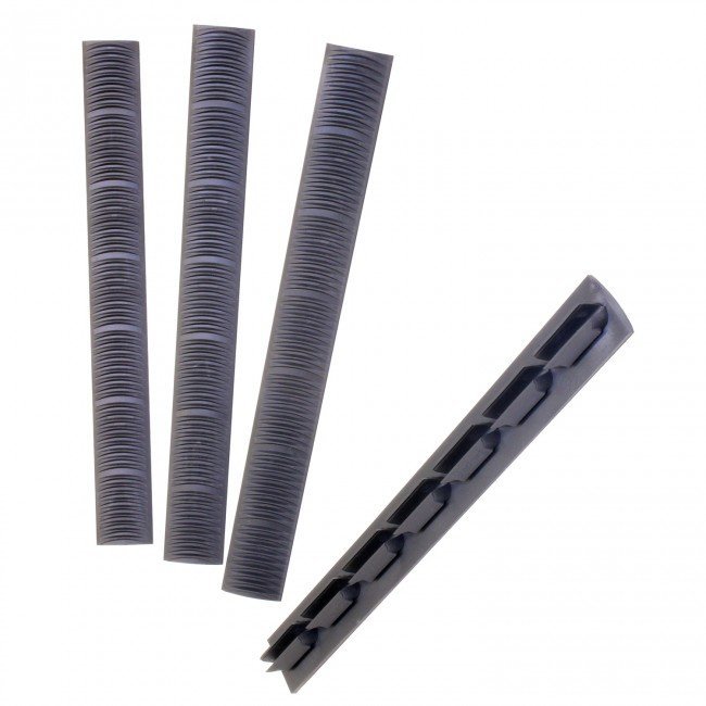 Ergo Copertura Rail Key Mod in Gomma 4 pezzi - Black