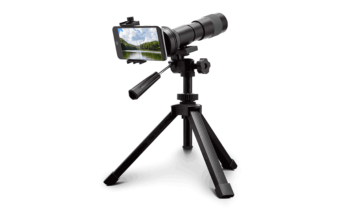 Konus Konusmall-3 monocolo 8-24x40 con adattatore per smartphone