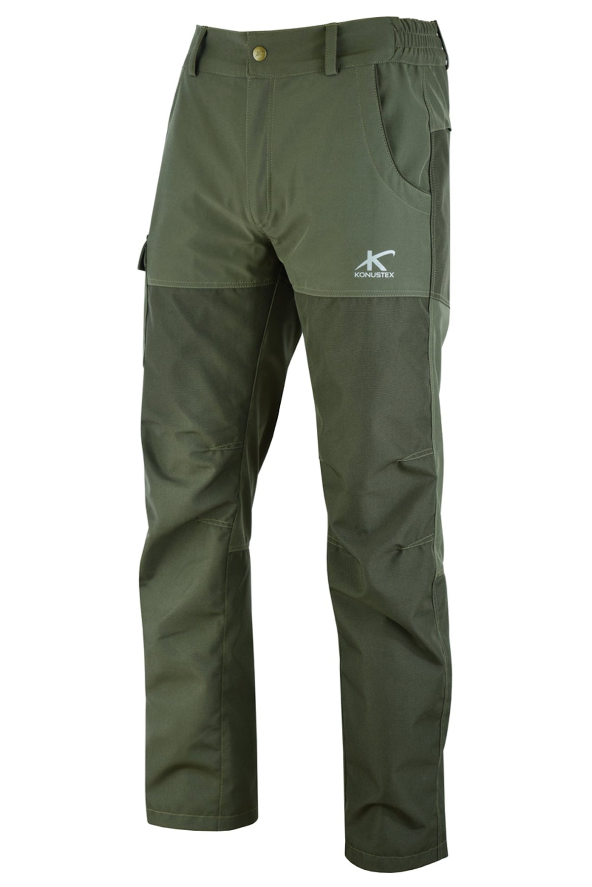 Konustex Tenace pantalone caccia softshell verde, dettaglio