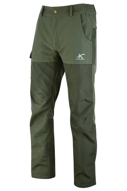 Konustex Tenace pantalone caccia softshell verde, dettaglio