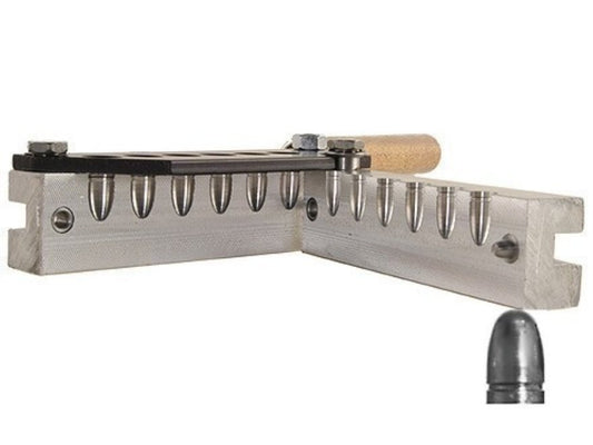 Lee Precision 6-Cavity Bullet Mold 356-125-2R 9mm Luger, 38 Super, 380 ACP