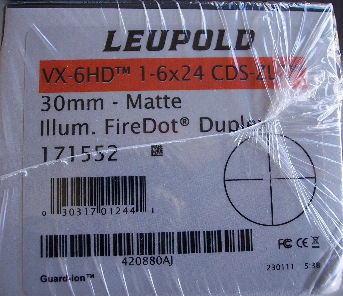 Leupold VX-6HD 1-6x24 CDS-ZL2 FireDot Duplex codice 171552
