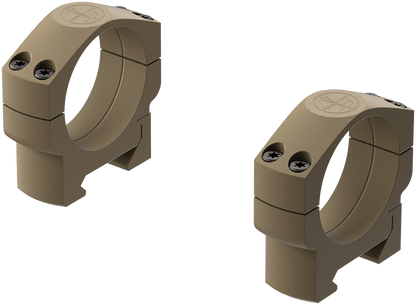 Vista posteriore Leupold Anelli Mark 4 per ottica 35 mm Medium FDE - codice 185236