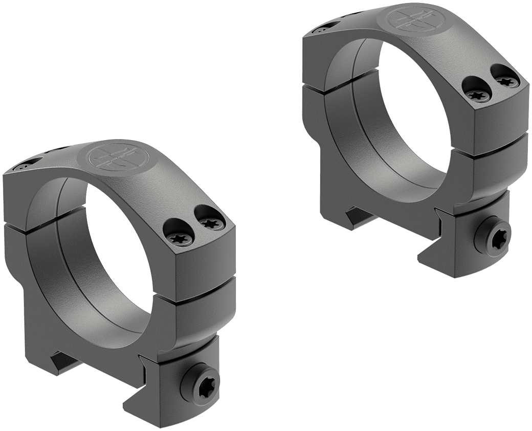 Leupold Anelli Mark 4 35 mm Medium in alluminio opaco - vista frontale - codice 178531