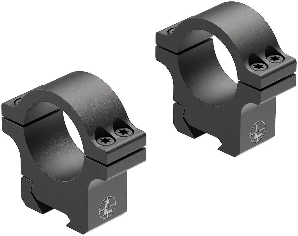 Leupold Anelli Open Range Rimfire 1 pollice High per guide 11 mm e 3/8 - vista frontale - codice 184797