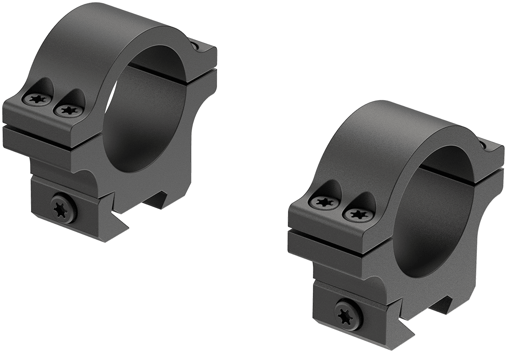 Leupold Anelli Open Range Rimfire 1 pollice Medium per guide 11 mm e 3/8 - vista posteriore - codice 184794