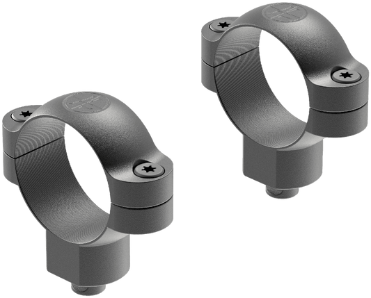 Leupold Anelli QR 30 mm Super High in acciaio opaco - vista frontale - codice 51716