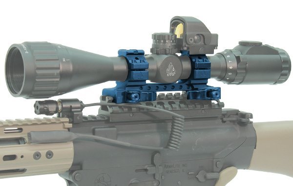 Attacco monoblocco UTG Integral QD M1B56100R2 per ottiche da 1 pollice, base 100 mm, immagine 3