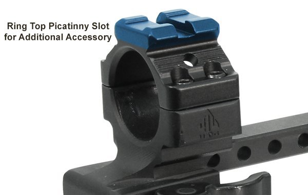 Attacco monoblocco UTG Integral QD M1B56100R2 per ottiche da 1 pollice, base 100 mm, immagine 4