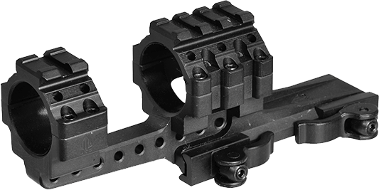 UTG Base Alluminio Offset Con Anelli Integrati 30mm 4 Top Slot HIGH
