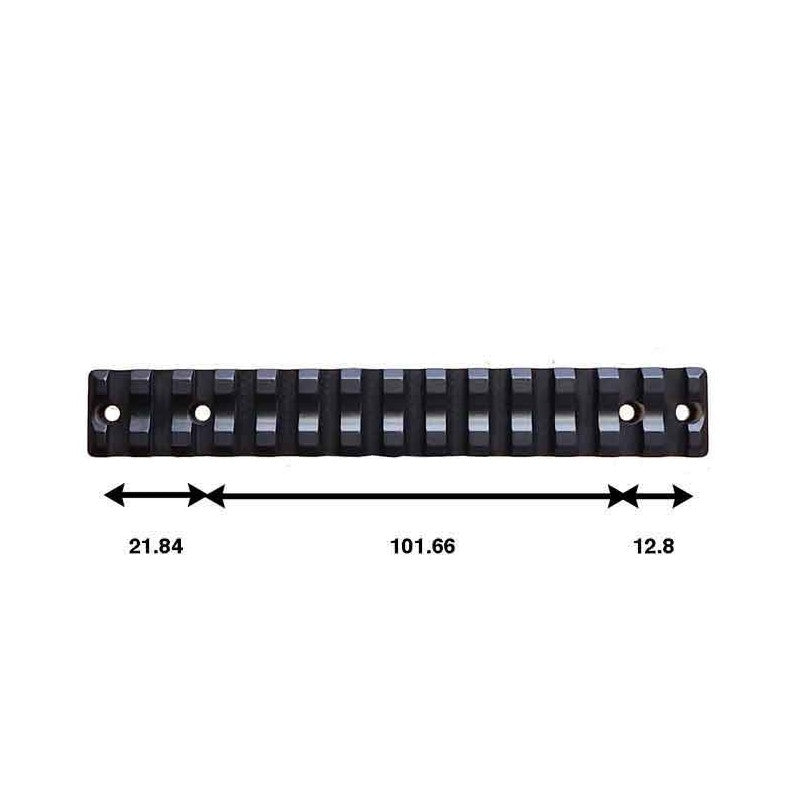 Recknagel base Picatinny/Weaver in acciaio per Mauser M12