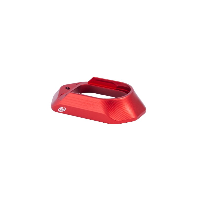 Toni System Minigonna in alluminio per Canik Rival-S, larghezza 39,5 mm – Rosso