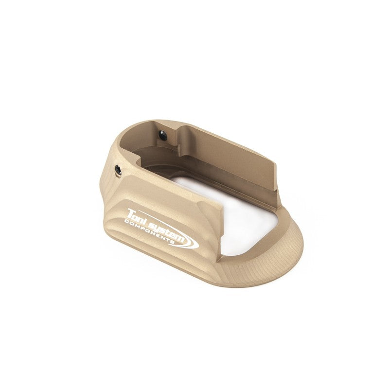 Toni System Minigonna IDPA in alluminio per Tanfoglio fusto small, larghezza 39,5 mm – Sabbia