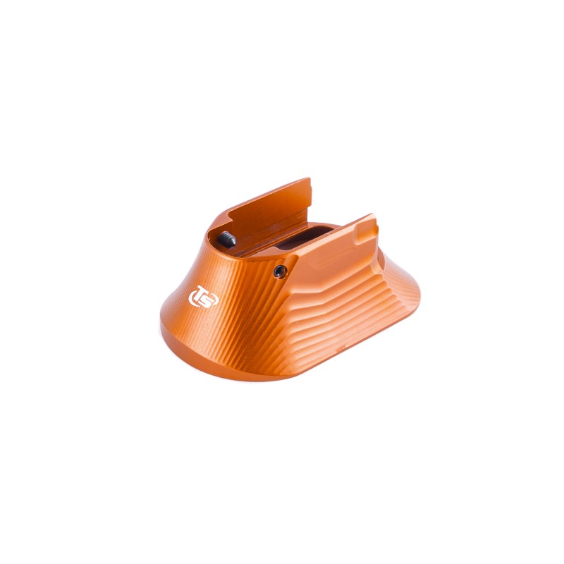 Toni System Minigonna Open in alluminio per Tanfoglio fusto large – Xtreme e Gold Custom – Arancione
