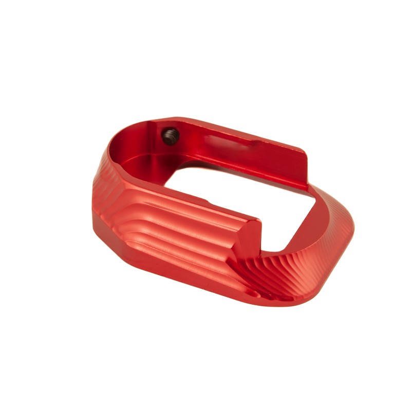 Toni System Minigonna in alluminio per CZ 75 TS Orange, Czechmate e TS 2 – Rosso