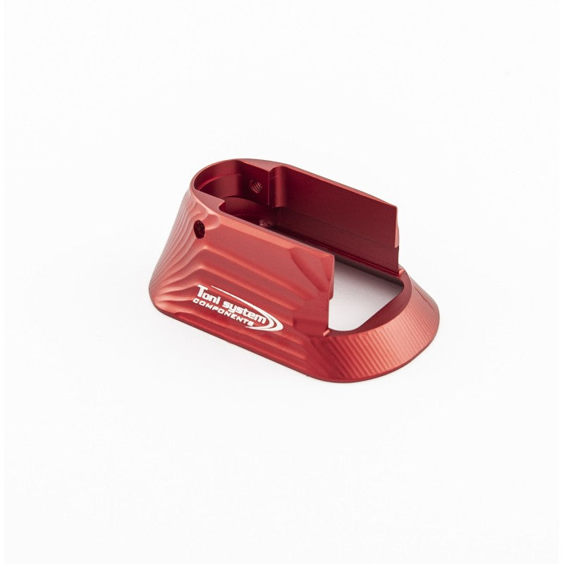 Toni System Minigonna standard in alluminio per Tanfoglio fusto large, allestimento Unica – Rosso