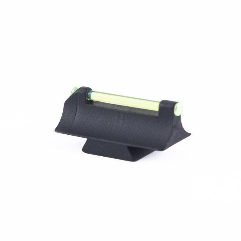 Toni System Mirino a coda di rondine per carabine altezza 10 mm, fibra ottica verde 1,5 mm