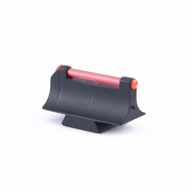 Toni System Mirino a coda di rondine per carabine altezza 11 mm, fibra ottica rossa 1,5 mm