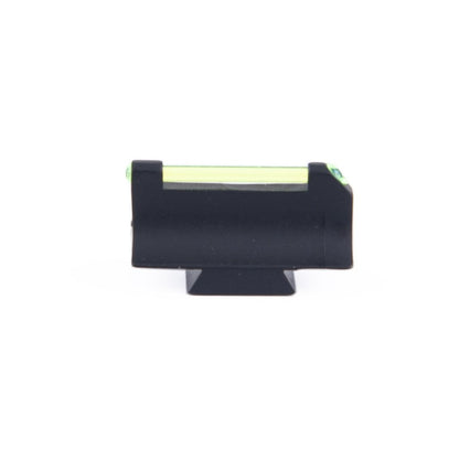 Toni System Mirino a coda di rondine per carabine altezza 11 mm, fibra ottica verde 1,5 mm
