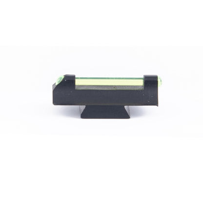 Toni System Mirino a coda di rondine per carabine altezza 7 mm, fibra ottica verde 1,5 mm