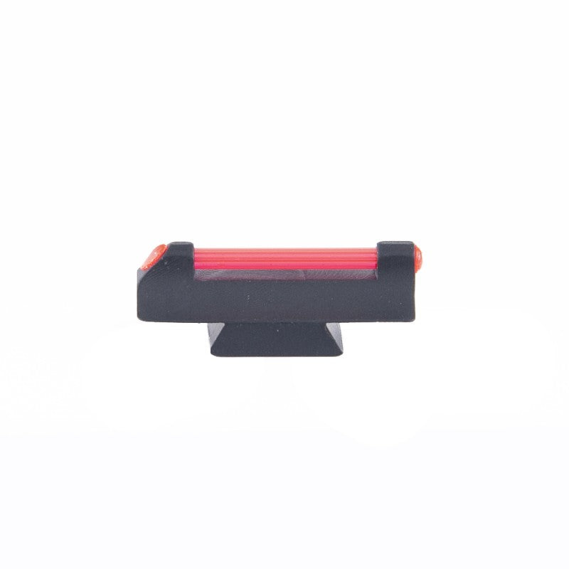 Toni System Mirino a coda di rondine per carabine altezza 8 mm, fibra ottica rossa 1,5 mm