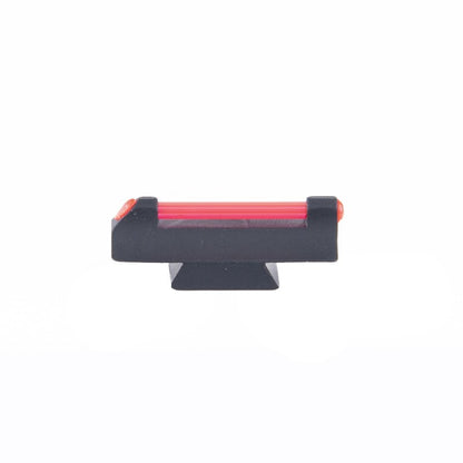 Toni System Mirino a coda di rondine per carabine altezza 8 mm, fibra ottica rossa 1,5 mm