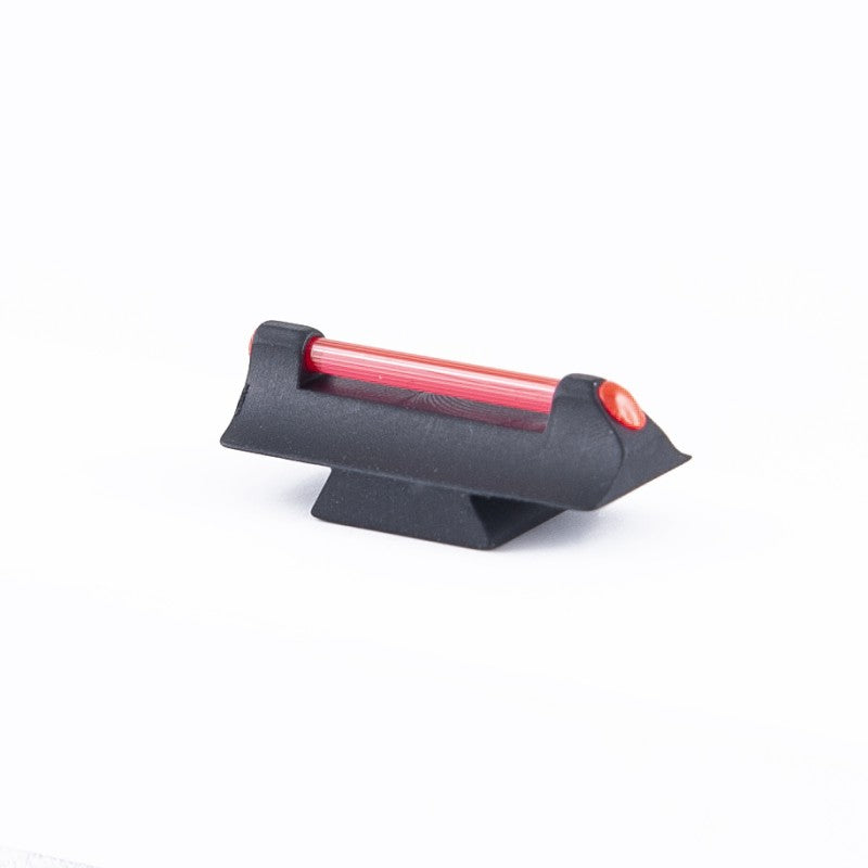 Toni System Mirino a coda di rondine per carabine altezza 8 mm, fibra ottica rossa 1,5 mm