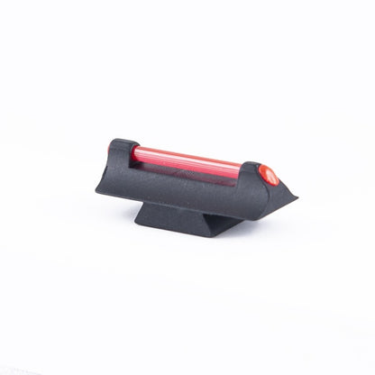 Toni System Mirino a coda di rondine per carabine altezza 8 mm, fibra ottica rossa 1,5 mm