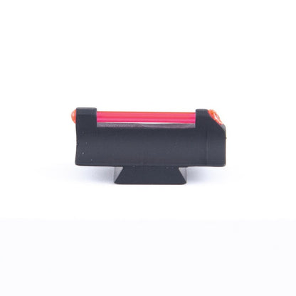Toni System Mirino a coda di rondine per carabine altezza 9 mm, fibra ottica rossa 1,5 mm