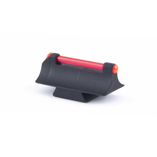 Toni System Mirino a coda di rondine per carabine altezza 9 mm, fibra ottica rossa 1,5 mm