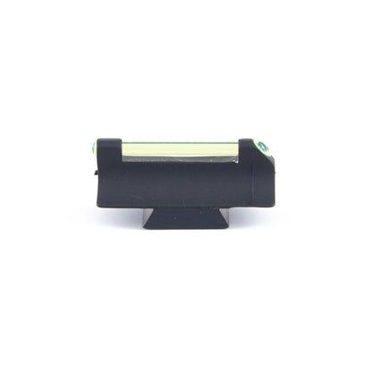 Toni System Mirino a coda di rondine per carabine altezza 9 mm, fibra ottica verde 1,5 mm