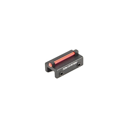 Toni System Mirino per bindella inferiore a 6,2 mm, fibra ottica rossa 1,5 mm
