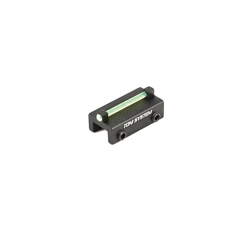 Toni System Mirino per bindella inferiore a 6,2 mm, fibra ottica verde 1,5 mm