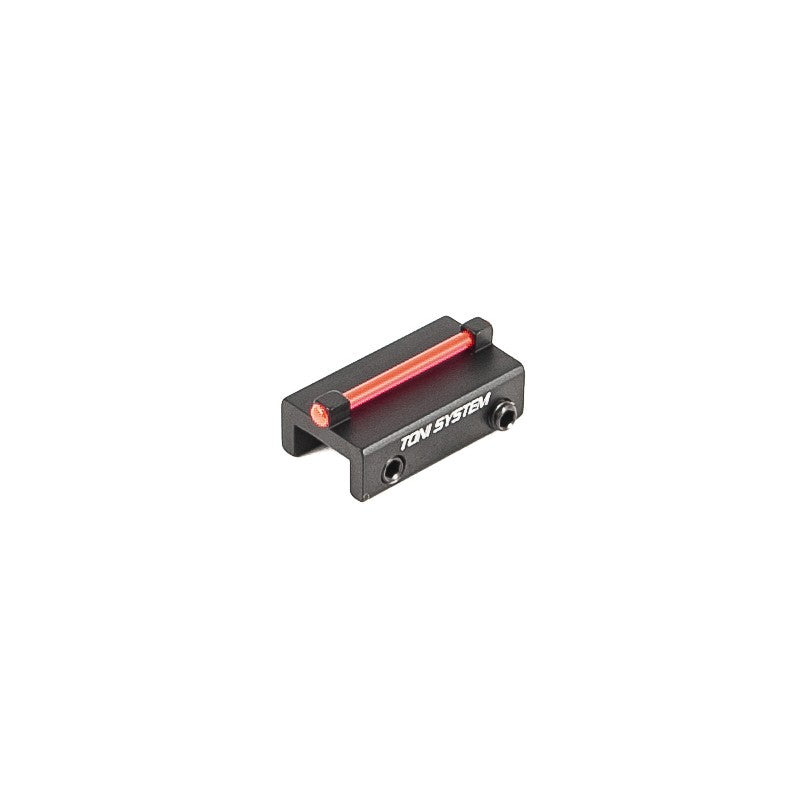 Toni System Mirino per bindella inferiore a 7,2 mm, fibra ottica rossa 1,5 mm