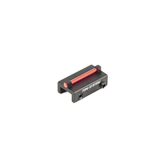 Toni System Mirino per bindella inferiore a 7,2 mm, fibra ottica rossa 1,5 mm