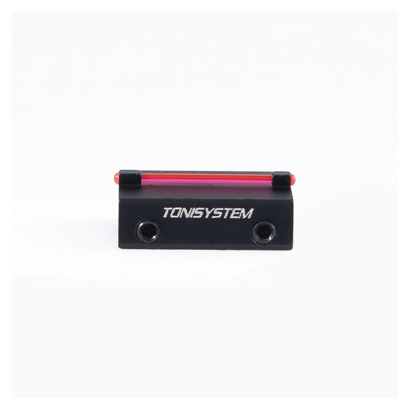 Toni System Mirino per bindella inferiore a 8,1 mm con fibra ottica rossa da 1 mm